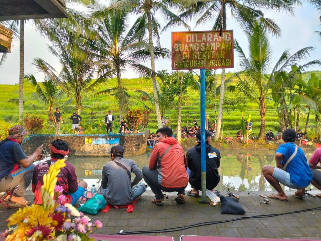 PEMBUKAAN LOMBA MANCING DI DESA BONGKASA